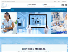 Tablet Screenshot of muenchen-medizintechnik.de